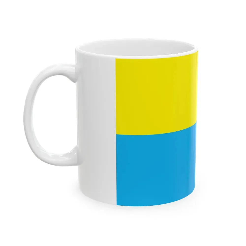 Flag of Opole Poland - White Coffee Mug - Go Mug Yourself