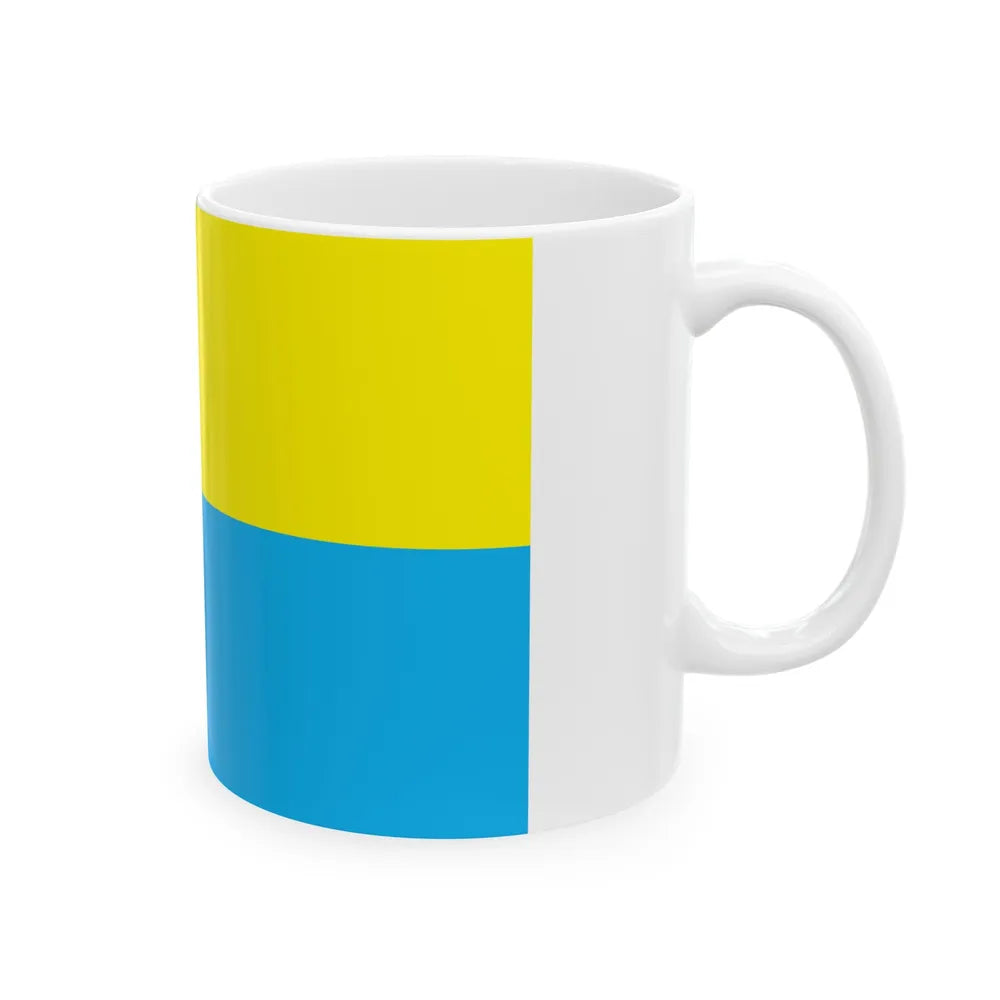 Flag of Opole Poland - White Coffee Mug-Go Mug Yourself