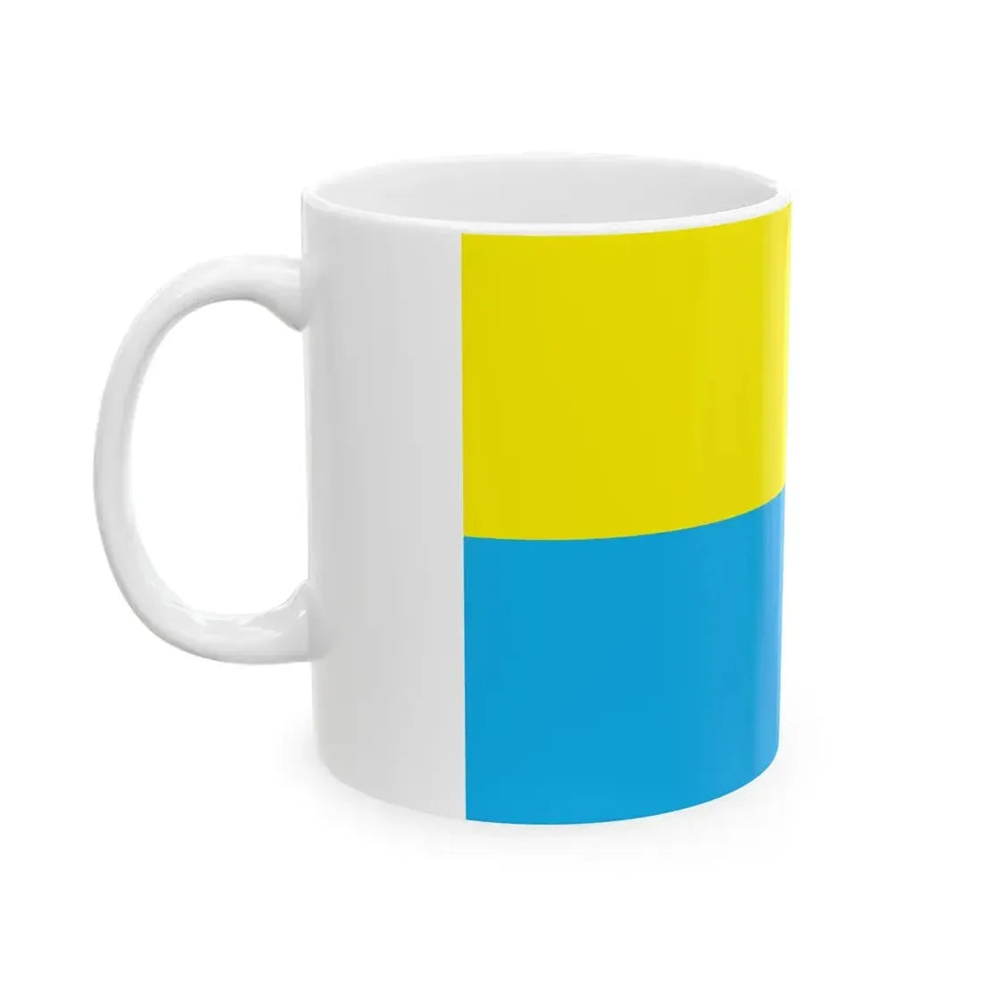 Flag of Opole Poland - White Coffee Mug - Go Mug Yourself