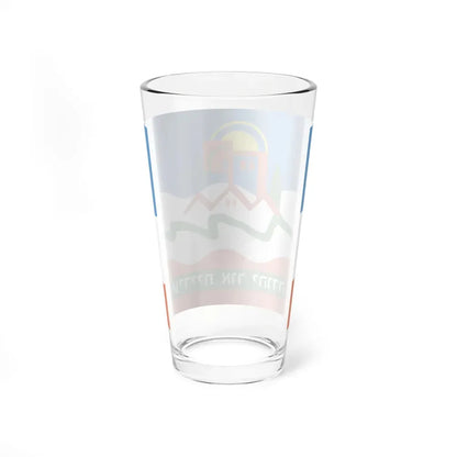 Flag of Or Yehuda Israel - Pint Glass 16oz - Go Mug Yourself