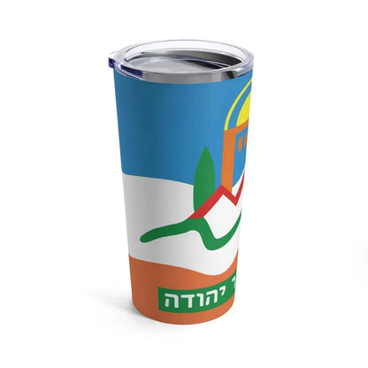 Flag of Or Yehuda Israel - Tumbler 20oz - Go Mug Yourself