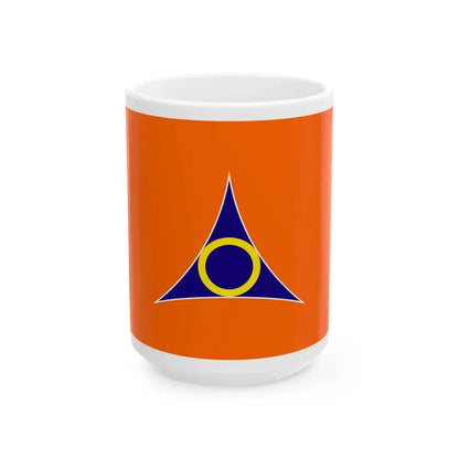 Flag of Ora Gunma (Japan) White Coffee Mug 15oz - Go Mug Yourself