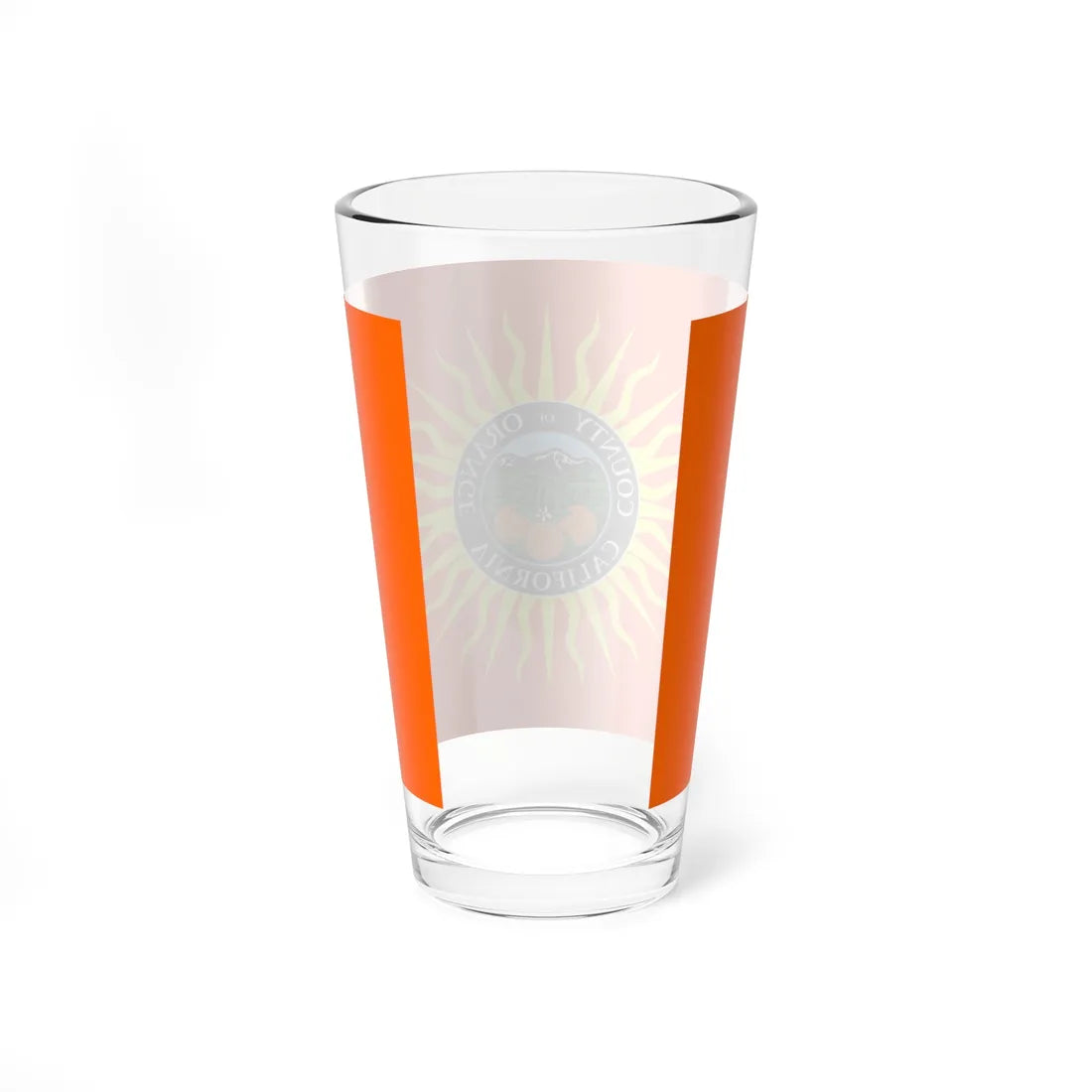 Flag of Orange County California (United States) Pint Glass 16oz - Go Mug Yourself