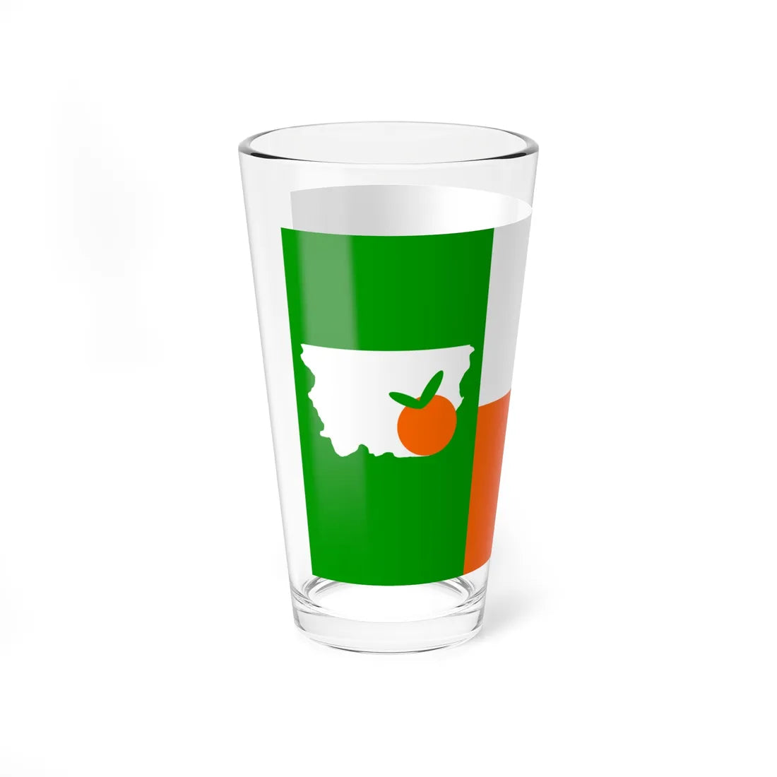 Flag of Orange County Texas (United States) Pint Glass 16oz - Go Mug Yourself