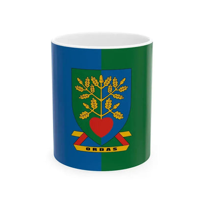 Flag of Ordas (Hungary) White Coffee Mug 11oz - Go Mug Yourself