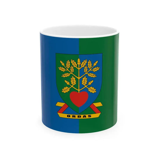 Flag of Ordas (Hungary) White Coffee Mug 11oz - Go Mug Yourself