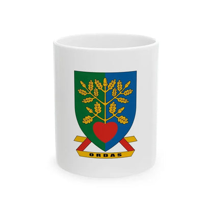 Flag of Ordas variant (Hungary) White Coffee Mug 11oz - Go Mug Yourself