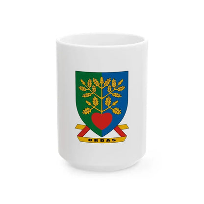 Flag of Ordas variant (Hungary) White Coffee Mug 15oz - Go Mug Yourself