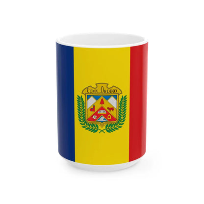 Flag of Ordino (Andorra) White Coffee Mug 15oz - Go Mug Yourself