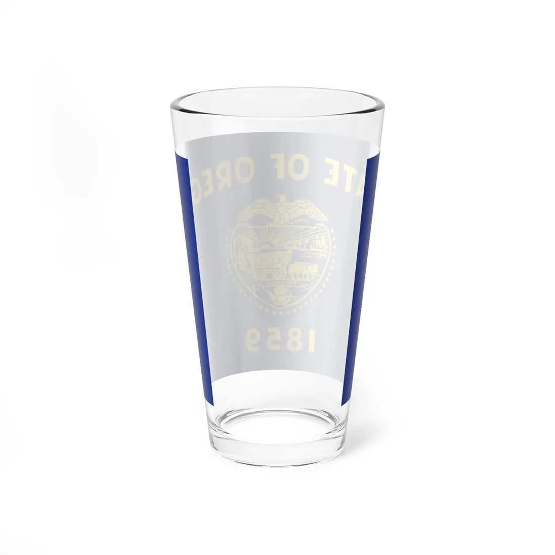 Flag of Oregon 3-2 (United States) Pint Glass 16oz - Go Mug Yourself