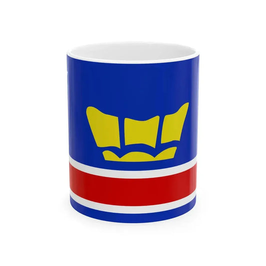 Flag of Oregon proposal Eddy Lyons (United States) White Coffee Mug 11oz - Go Mug Yourself