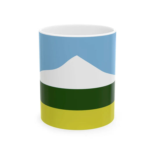 Flag of Oregon proposal Gerald H. Black (United States) White Coffee Mug 11oz - Go Mug Yourself