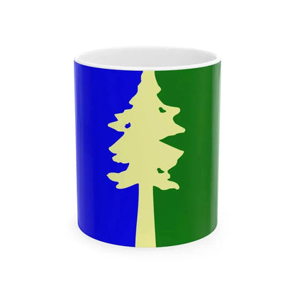 Flag of Oregon proposal Lorraine Bushek (United States) White Coffee Mug 11oz - Go Mug Yourself