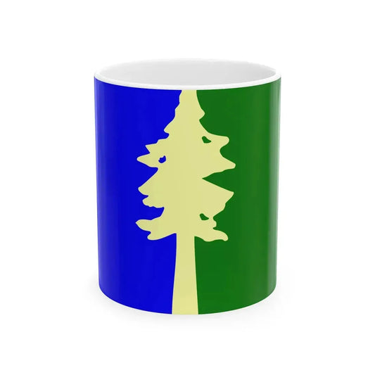 Flag of Oregon proposal Lorraine Bushek (United States) White Coffee Mug 11oz - Go Mug Yourself