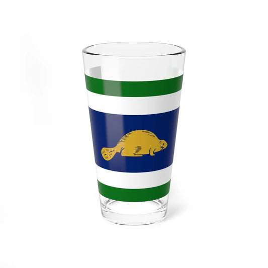 Flag of Oregon proposal Randall Gray (United States) Pint Glass 16oz 16oz - Go Mug Yourself