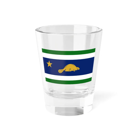 Flag of Oregon proposal Randall Gray (United States) Shot Glass 1.5oz 1.5oz - Go Mug Yourself