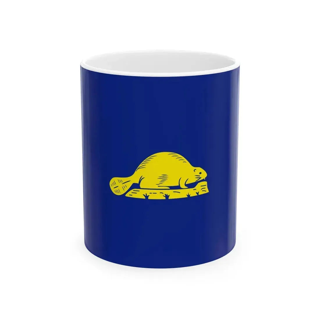 Flag of Oregon reverse (United States) White Coffee Mug 11oz - Go Mug Yourself