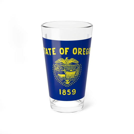 Flag of Oregon (United States) Pint Glass 16oz 16oz - Go Mug Yourself