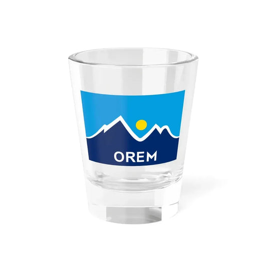 Flag of Orem Utah (United States) Shot Glass 1.5oz 1.5oz - Go Mug Yourself