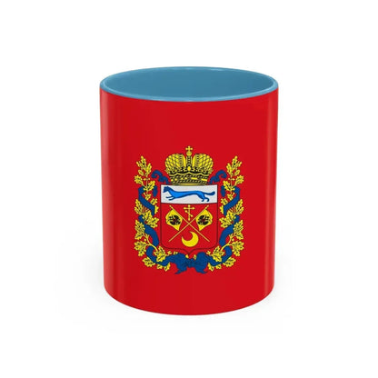 Flag of Orenburg Oblast Russia - Accent Coffee Mug 11oz Light Blue - Go Mug Yourself