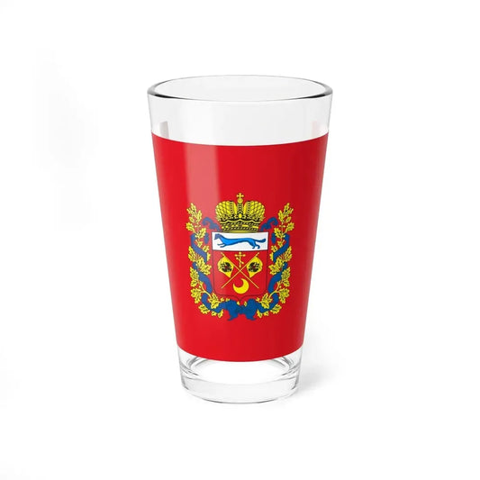 Flag of Orenburg Oblast Russia - Pint Glass 16oz 16oz - Go Mug Yourself