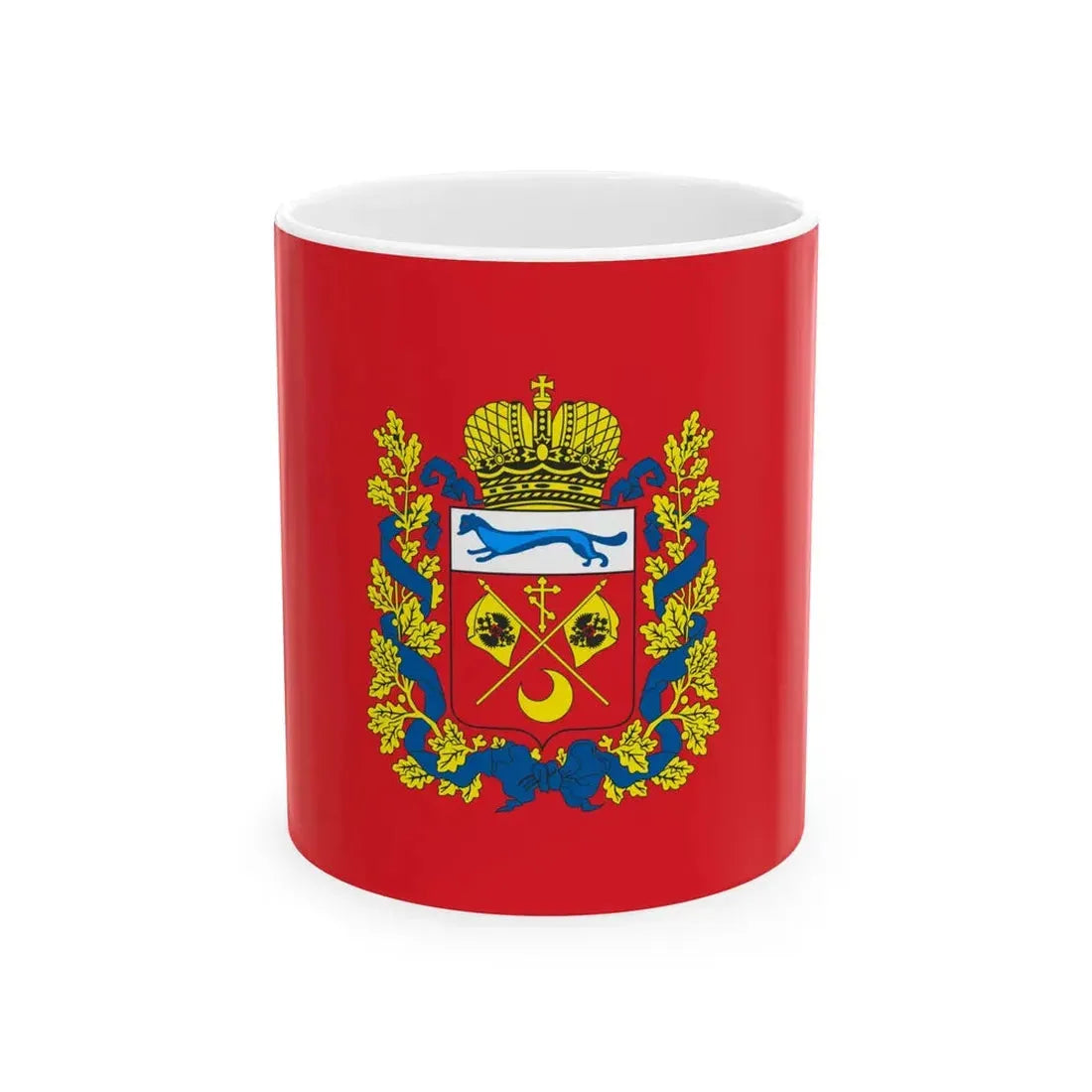 Flag of Orenburg Oblast (Russia) White Coffee Mug 11oz - Go Mug Yourself