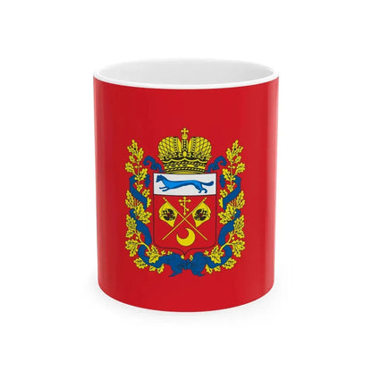 Flag of Orenburg Oblast (Russia) White Coffee Mug 11oz - Go Mug Yourself