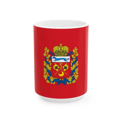 Flag of Orenburg Oblast (Russia) White Coffee Mug 15oz - Go Mug Yourself
