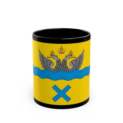 Flag of Orenburg Russia - Black Coffee Mug-11oz-Go Mug Yourself