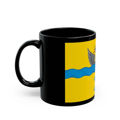 Flag of Orenburg Russia - Black Coffee Mug-Go Mug Yourself