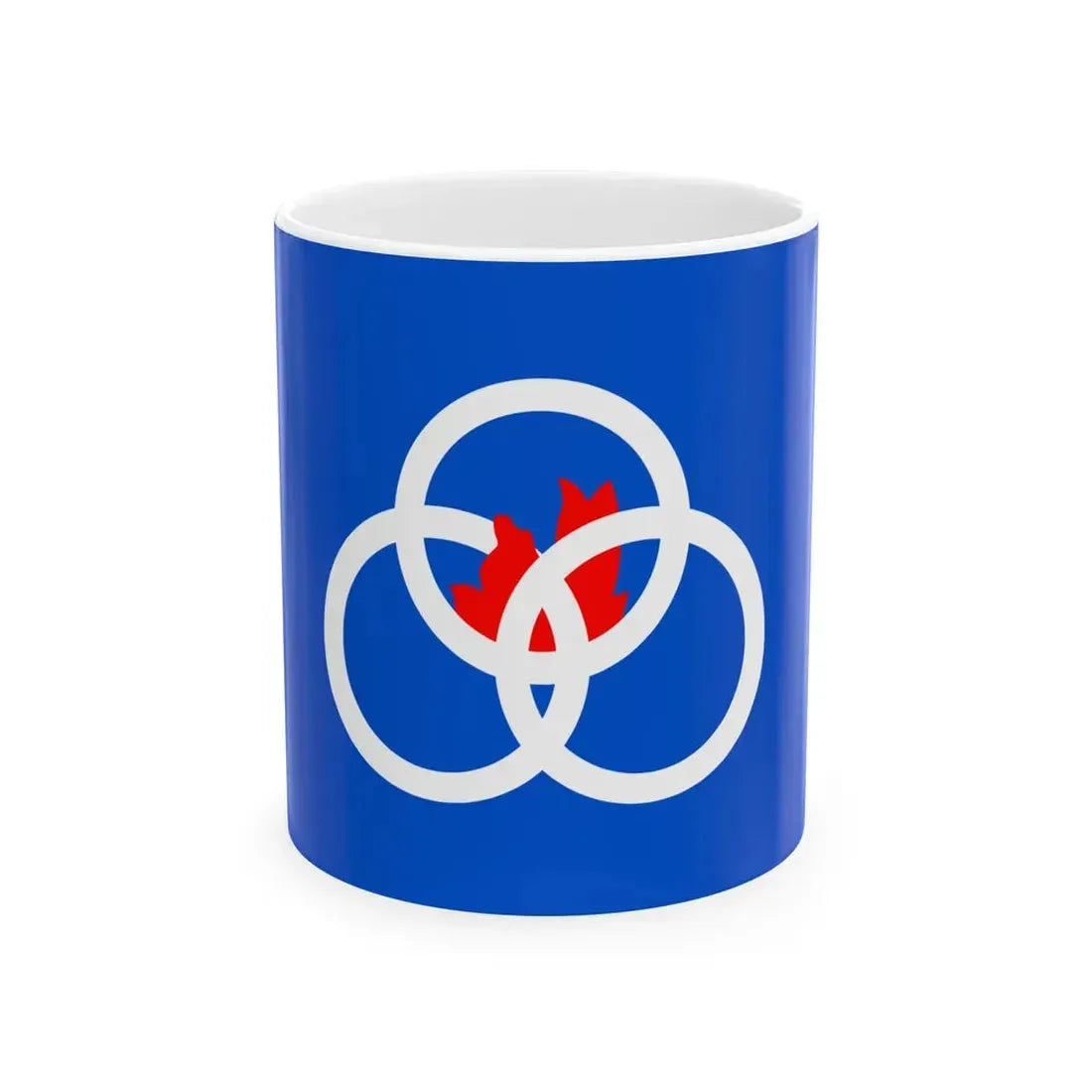 Flag of Orestes Indiana (India) White Coffee Mug 11oz - Go Mug Yourself