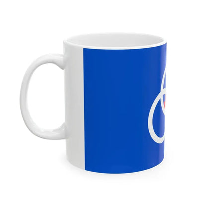 Flag of Orestes Indiana (India) White Coffee Mug - Go Mug Yourself