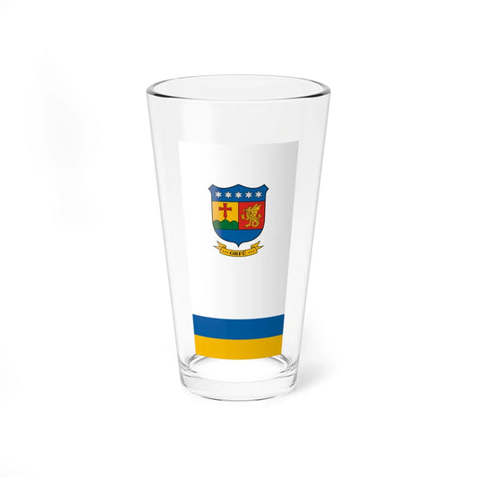 Flag of Orfu vertical (Hungary) Pint Glass 16oz 16oz - Go Mug Yourself