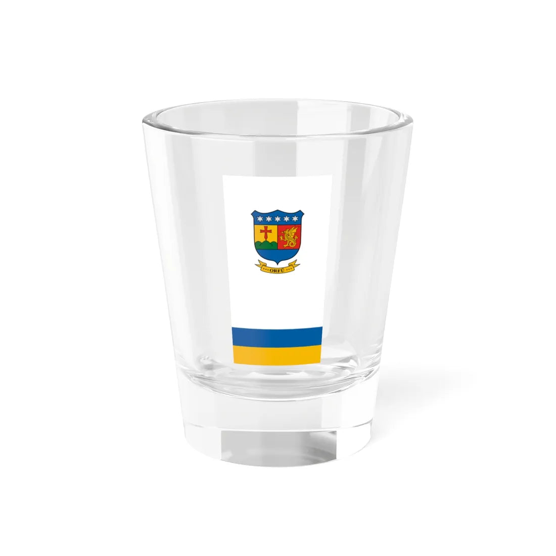 Flag of Orfu vertical (Hungary) Shot Glass 1.5oz 1.5oz - Go Mug Yourself