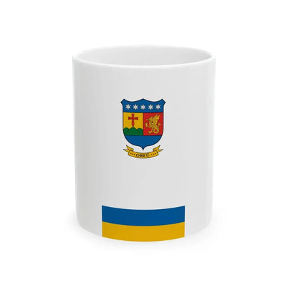 Flag of Orfu vertical (Hungary) White Coffee Mug 11oz - Go Mug Yourself