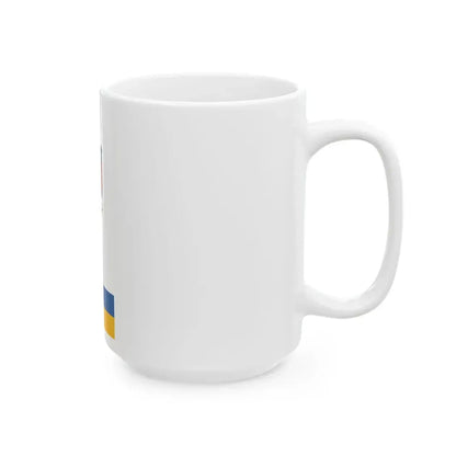 Flag of Orfu vertical (Hungary) White Coffee Mug - Go Mug Yourself