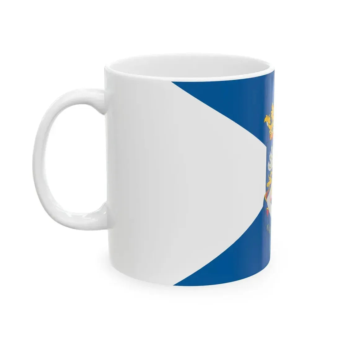 Flag of Orgovany ceremonial (Hungary) White Coffee Mug - Go Mug Yourself