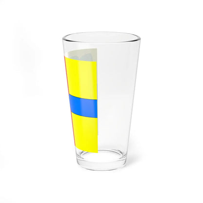 Flag of Orikhiv (Ukraine) Pint Glass 16oz - Go Mug Yourself