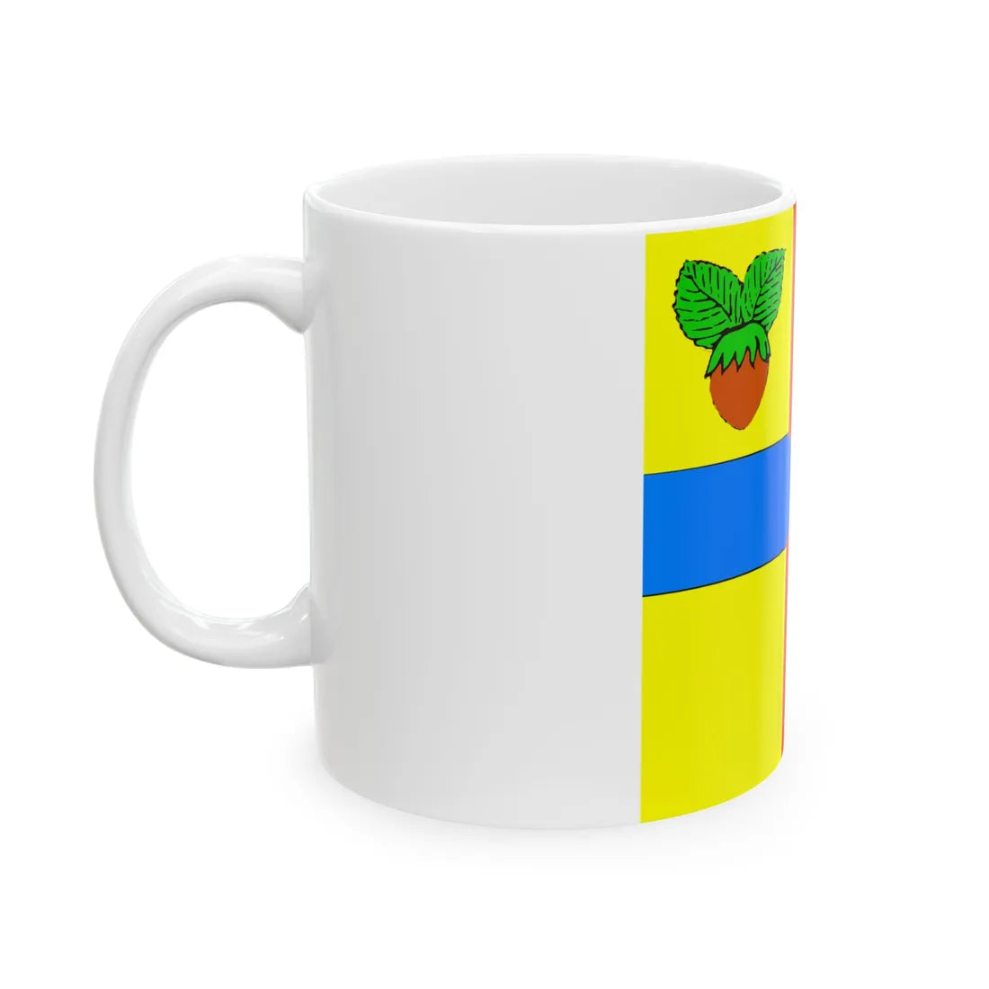 Flag of Orikhiv (Ukraine) White Coffee Mug - Go Mug Yourself