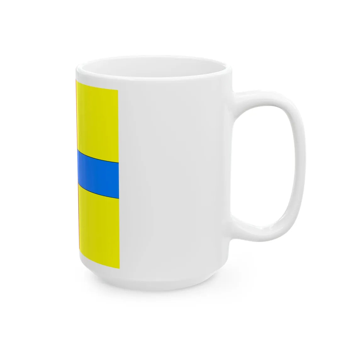 Flag of Orikhiv (Ukraine) White Coffee Mug - Go Mug Yourself