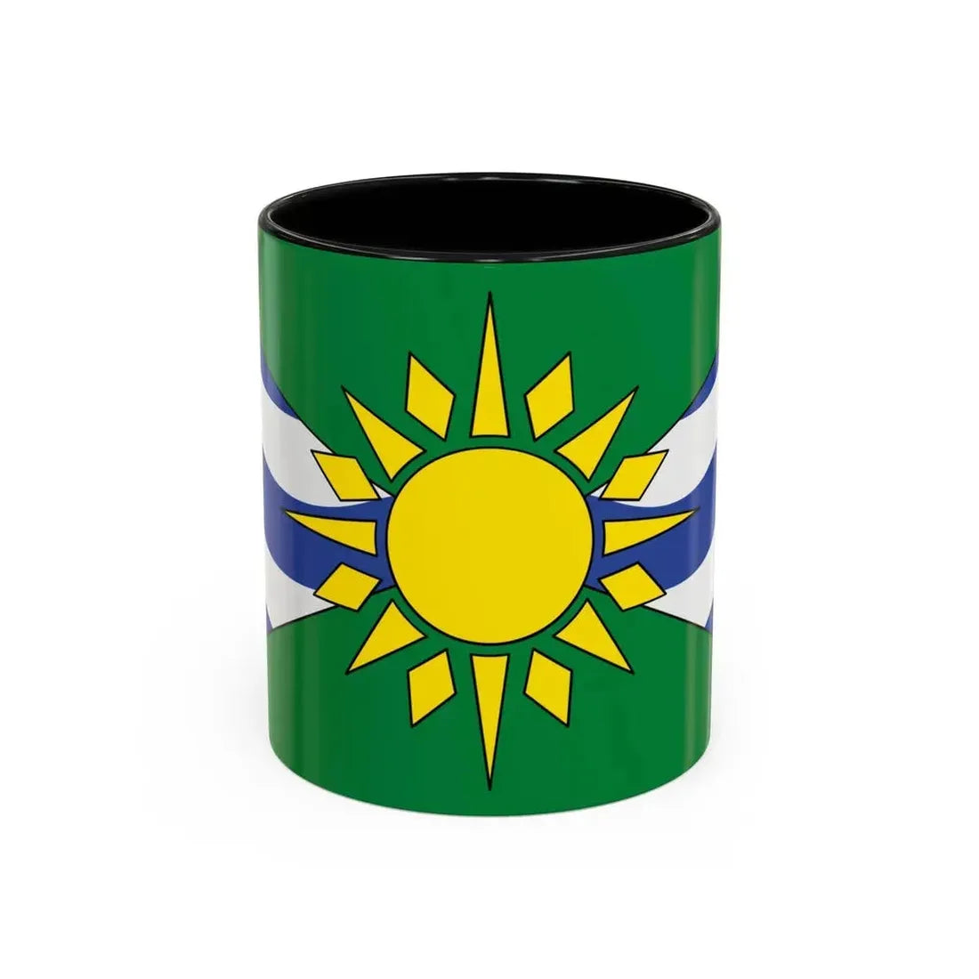 Flag of Orillia Ontario Canada - Accent Coffee Mug 11oz Black - Go Mug Yourself
