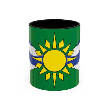 Flag of Orillia Ontario Canada - Accent Coffee Mug 11oz Black - Go Mug Yourself