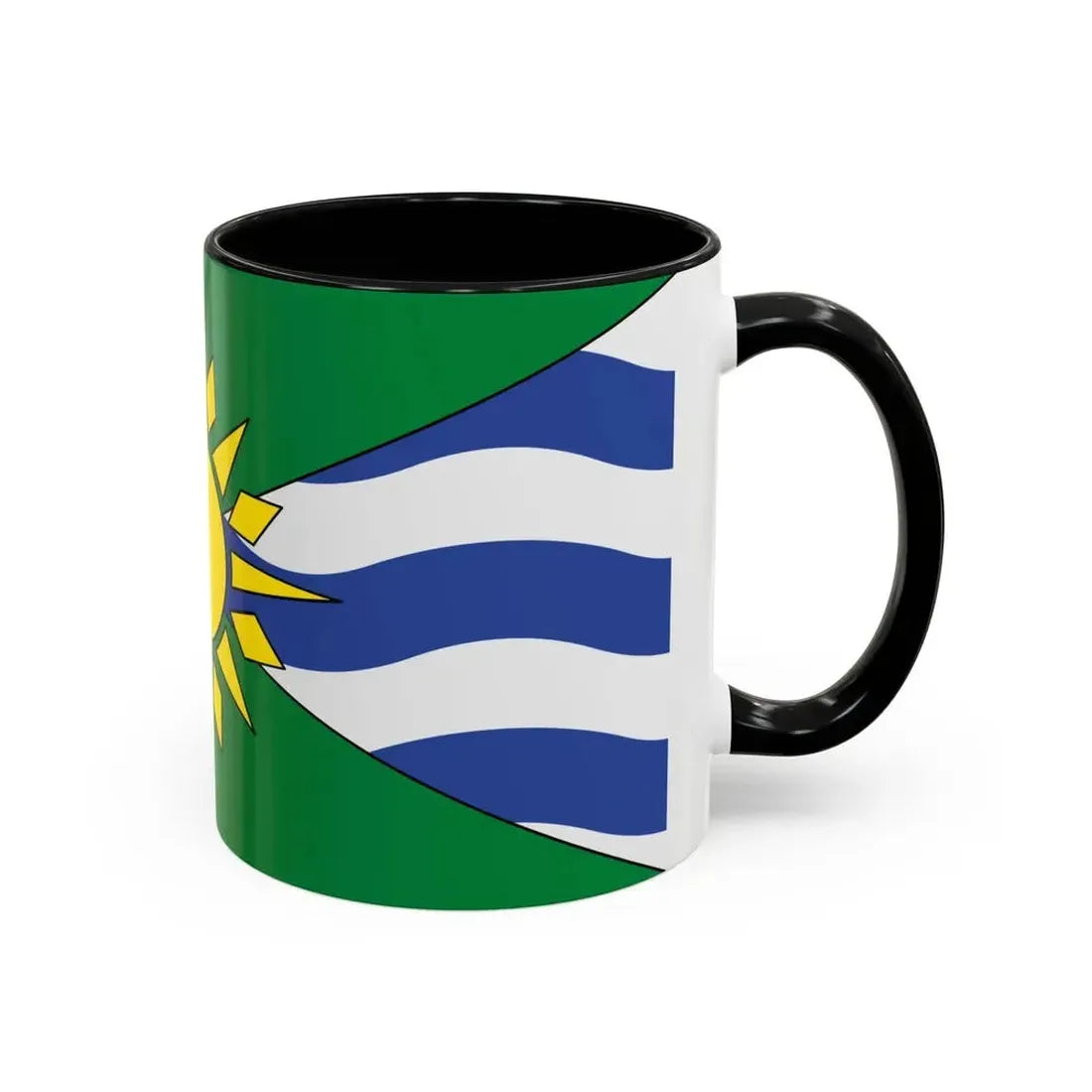 Flag of Orillia Ontario Canada - Accent Coffee Mug - Go Mug Yourself