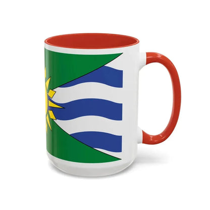 Flag of Orillia Ontario Canada - Accent Coffee Mug - Go Mug Yourself