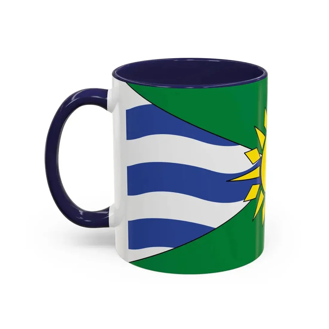 Flag of Orillia Ontario Canada - Accent Coffee Mug - Go Mug Yourself