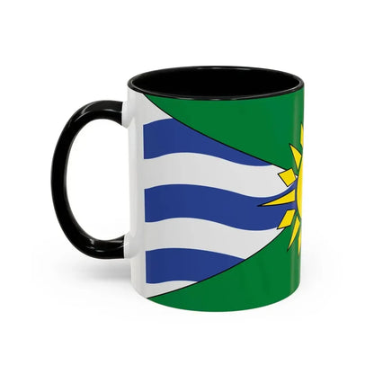 Flag of Orillia Ontario Canada - Accent Coffee Mug - Go Mug Yourself