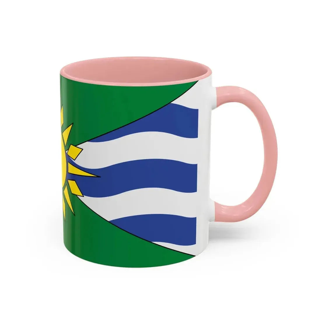 Flag of Orillia Ontario Canada - Accent Coffee Mug - Go Mug Yourself
