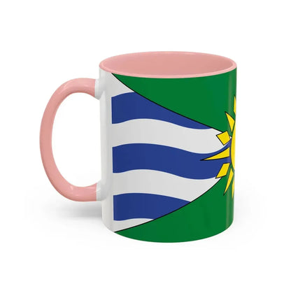 Flag of Orillia Ontario Canada - Accent Coffee Mug - Go Mug Yourself