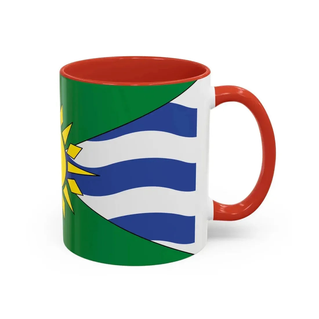 Flag of Orillia Ontario Canada - Accent Coffee Mug - Go Mug Yourself