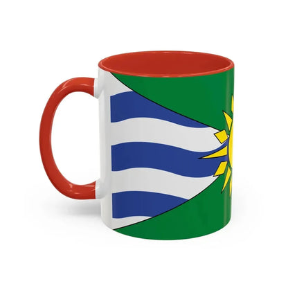 Flag of Orillia Ontario Canada - Accent Coffee Mug - Go Mug Yourself
